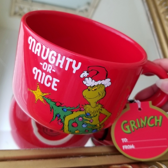 ❗The Grinch Red Holiday Extra Large Mug❗ - Picture 3 of 4